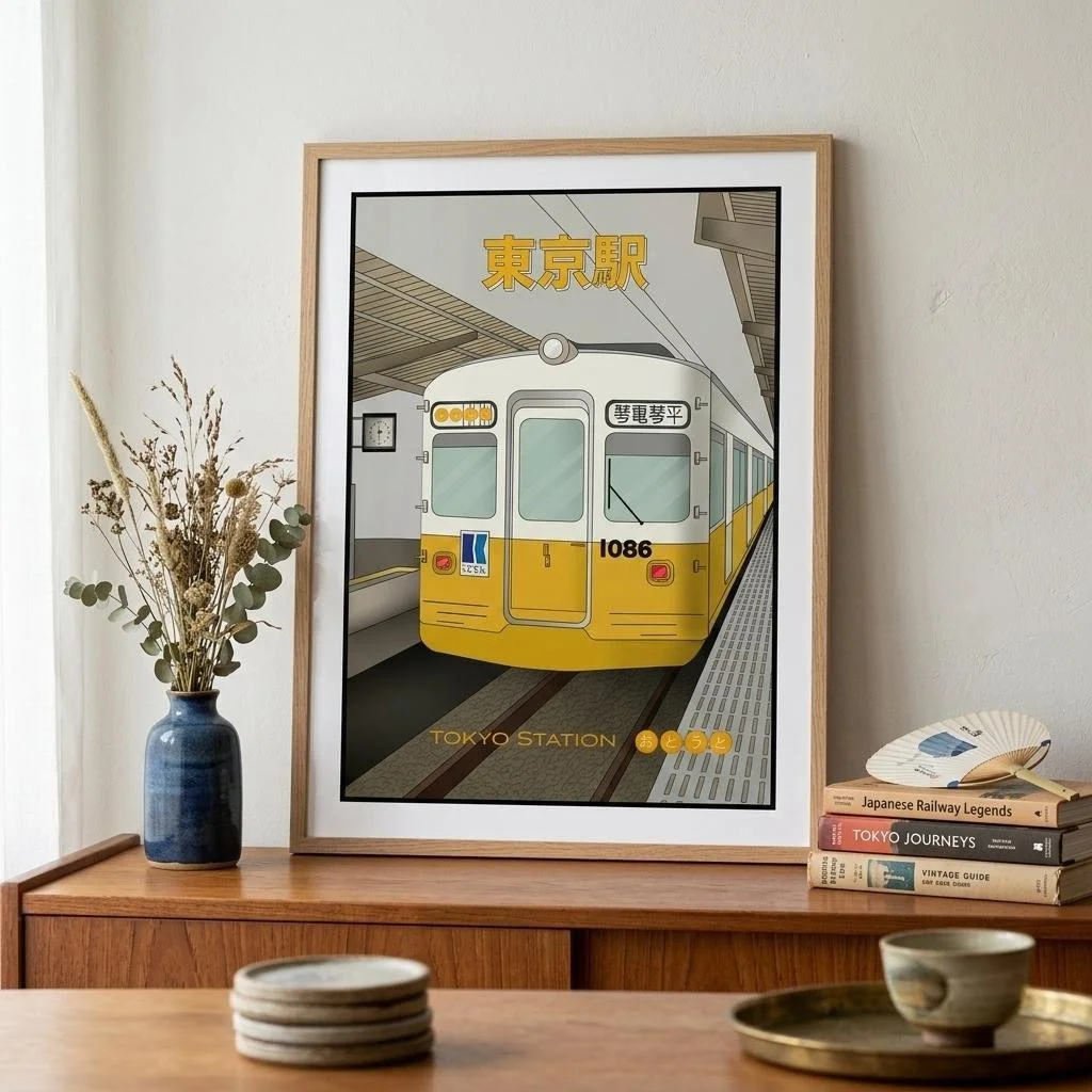 Affiche “Train Jaune”