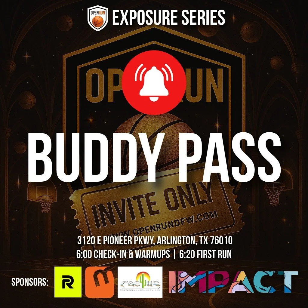 Alert! Session two is a Buddy Pass session! That&rsquo;s right! Bring a friend on your play pass next wednesday, 7/16/25 (already purchased and new pass purchases) for this upcoming session of the Invite Only Open Run series! The more the merrier so 