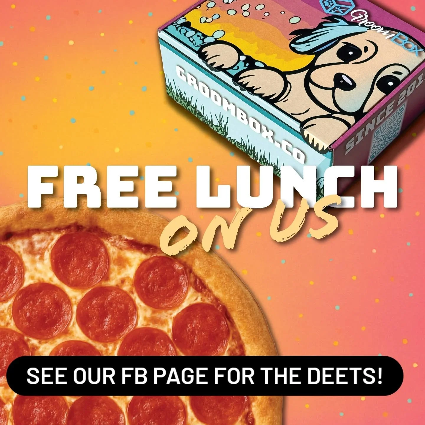 Better peep that Facebook page for the full details! We want to buy your lunch 🥰

#groombox #doggroomersofinstagram #doggroomerlife