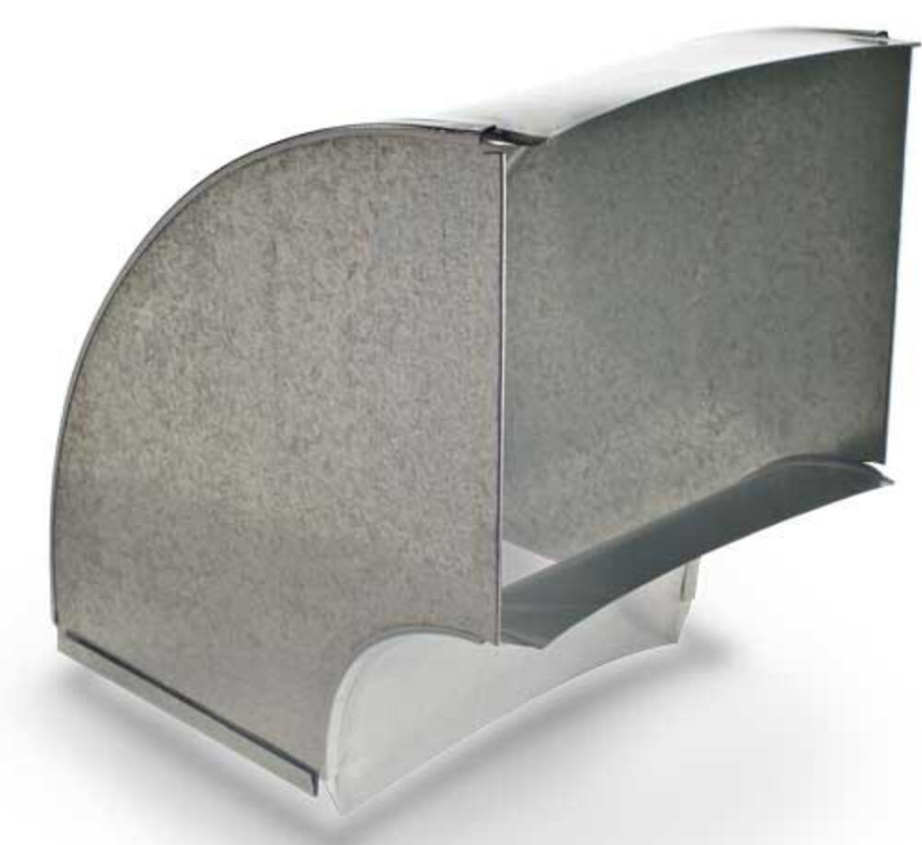 Goodman 16" × 10" × 8" Vertical 90° Elbow