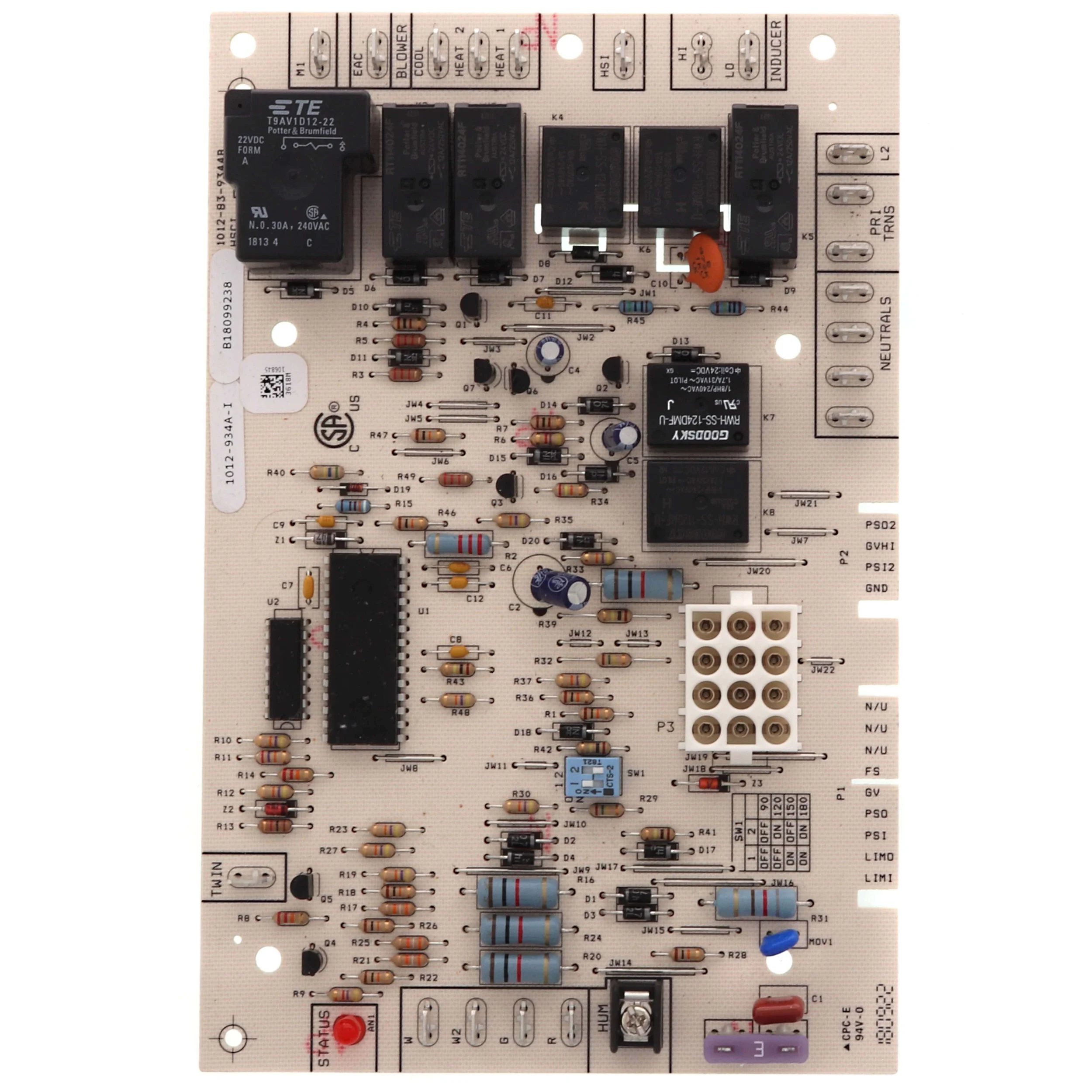 Goodman B1809923S Furnace Control Board