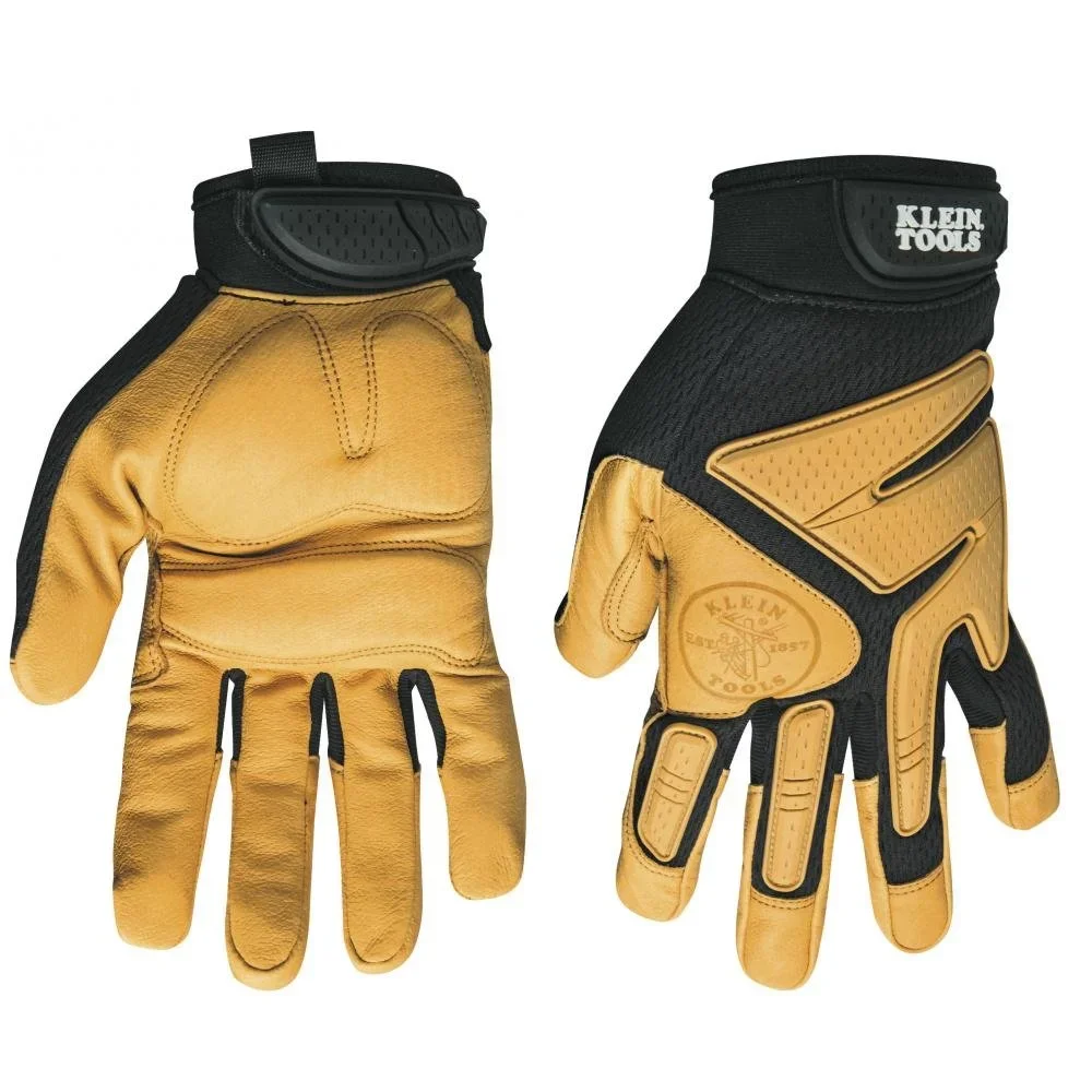 Klein 40220 Journeyman Leather Gloves, Medium