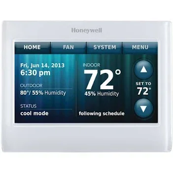 TH9320WF5003 Honeywell WiFi 9000 Color Touchscreen Thermostat