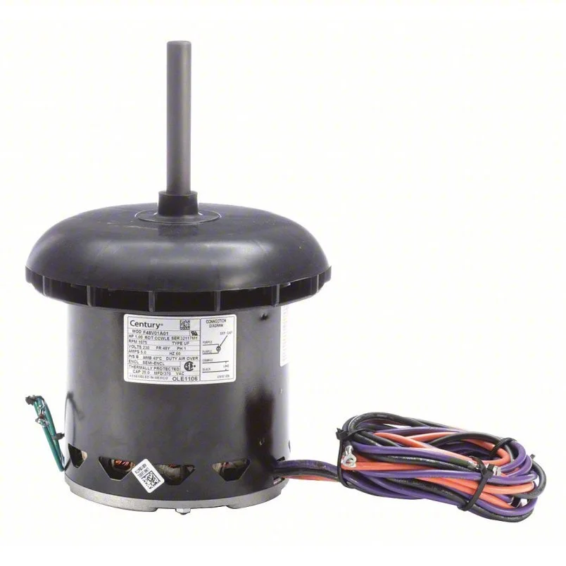 OLE1106 Century 1 HP 230V CCW Condenser Fan Motor