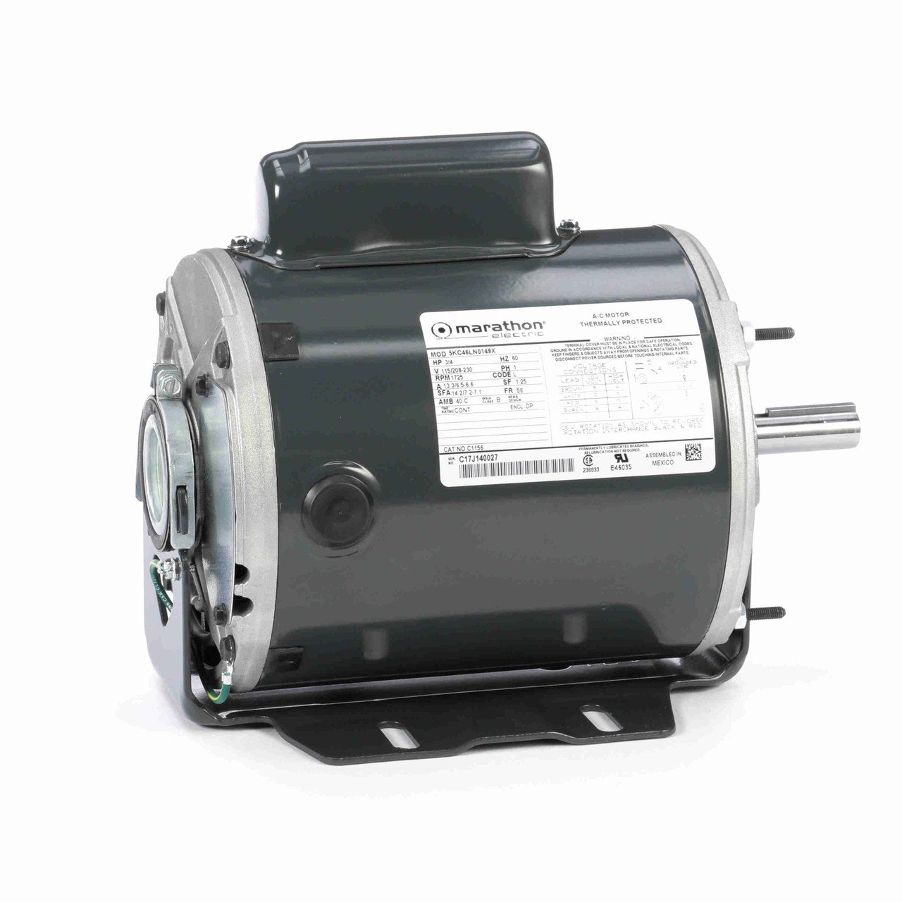Marathon C1156 K07J120097 Fan & Blower Motor