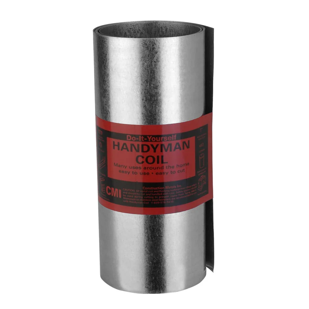 17406 Gibraltar Building Products 10 in. × 25 ft. Galvanized Steel Roll Valley Flashing