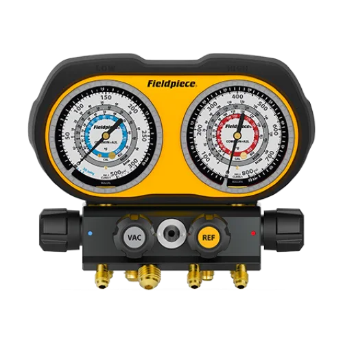 GS422F Fieldpiece 4-Port A2L Analog Manifold Gauge Set