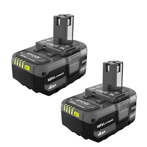 PBP2005 Ryobi 18V One+ 4.0AH Lithium Battery 2-Pack
