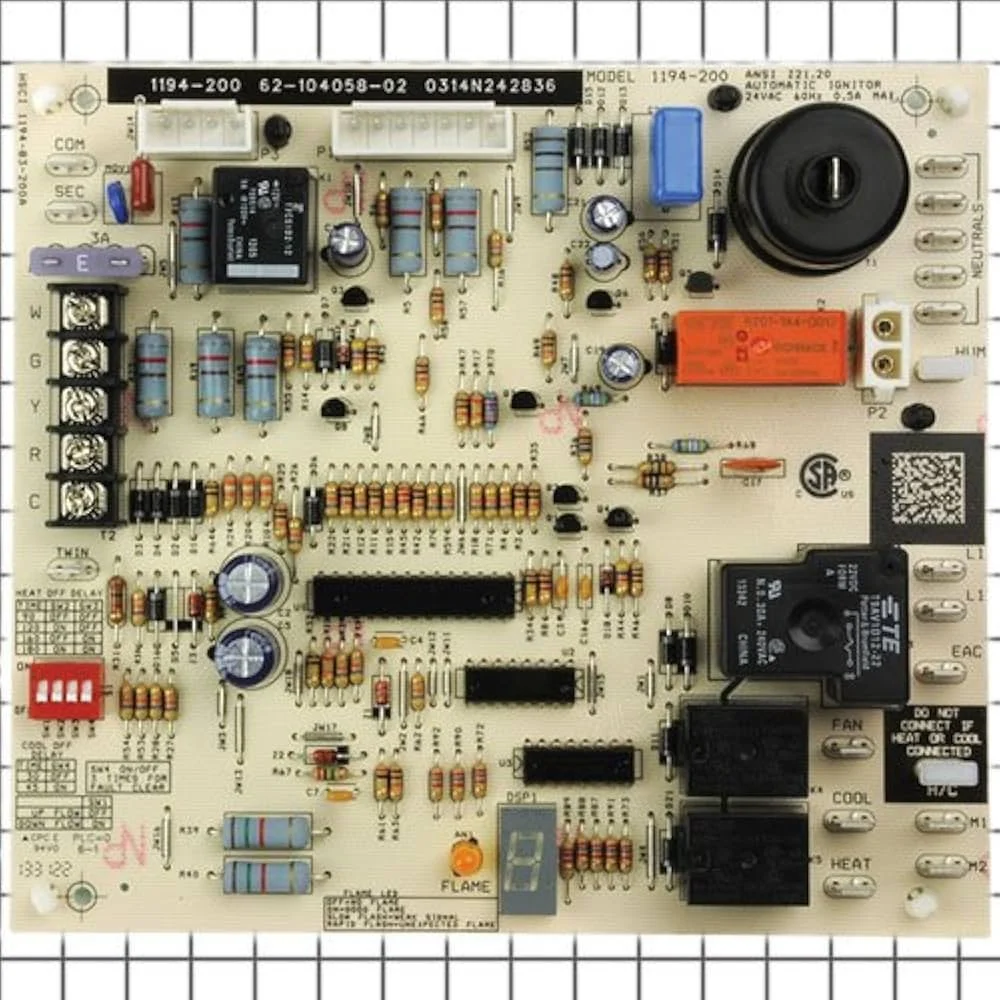 Rheem 62-104058-02 Integrated Furnace Control Board