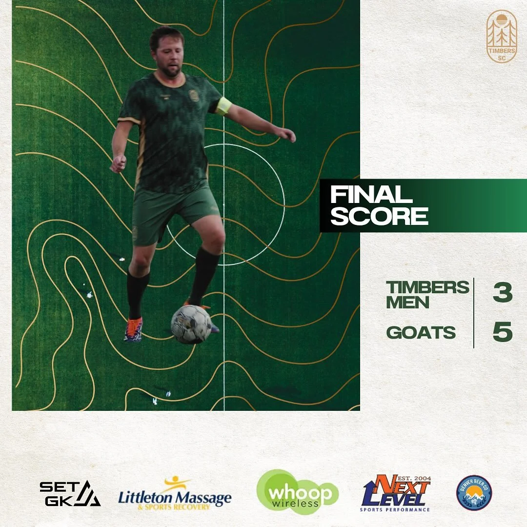Final score: Timbers 3 &ndash; Goats 5. A tough one, but proud of the fight from the boys. 🌲⚽ 

#timberssc #matchresult #menssoccer