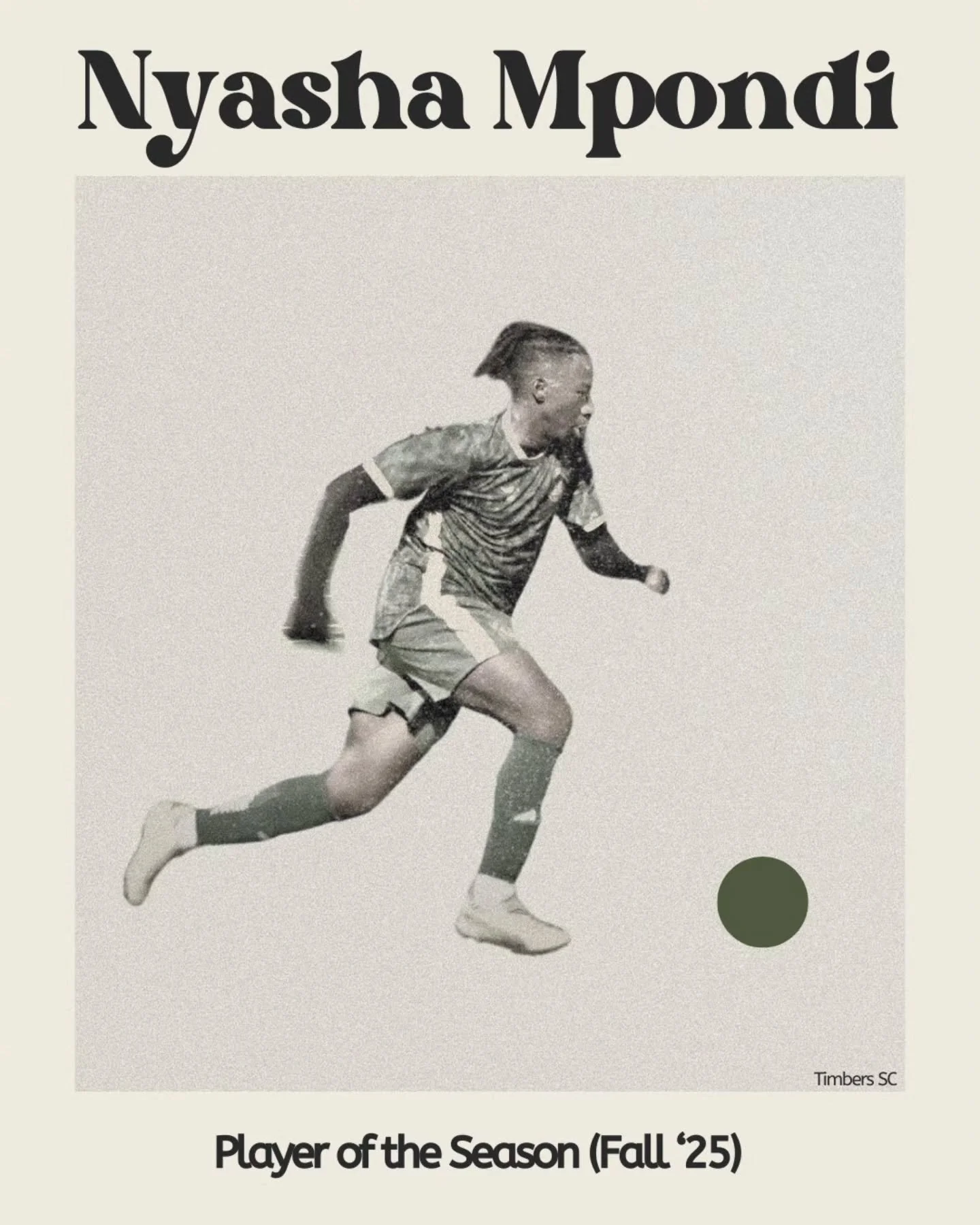 🏆MENS PLAYER OF THE SEASON 🏆

From first whistle to final match, Nyasha Mpondi brought relentless energy, leadership, and impact every time she stepped on the pitch.

Consistent. Composed. Clutch.
A well-deserved Fall &rsquo;25 Player of the Season