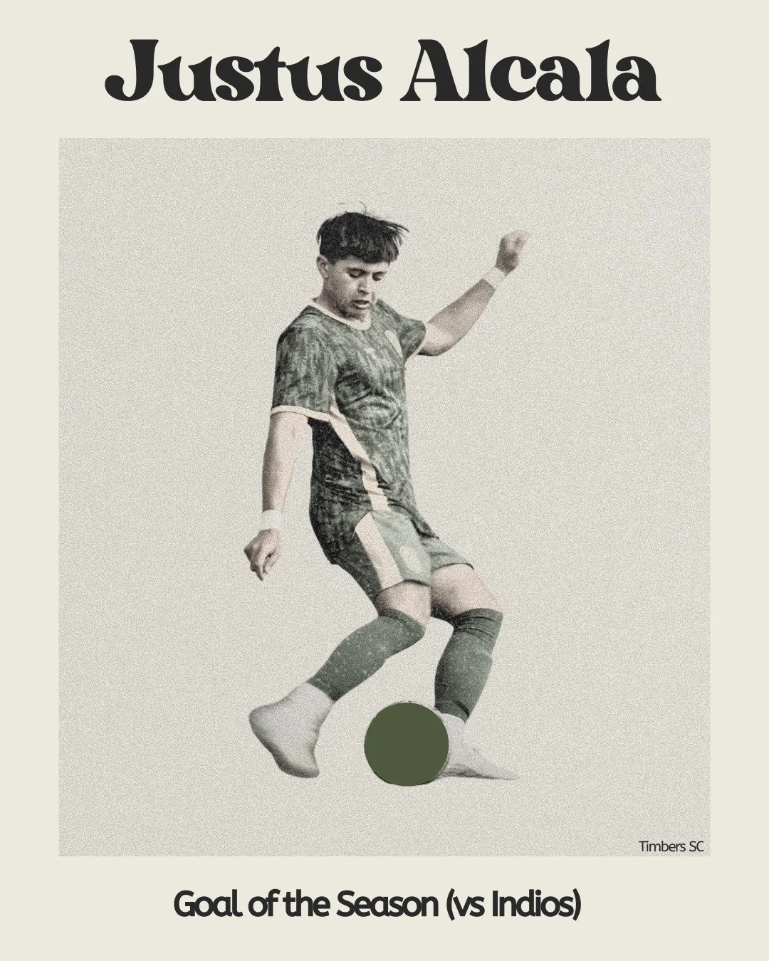 ⚽️🌲 Goal of the Season 🌲⚽️
Justus Alcala with a strike to remember&mdash;named Goal of the Season after his finish vs Indios.
Technique. Timing. Confidence.

#TimbersSC #GoalOfTheSeason #SeasonHighlight #supportlocalsoccer