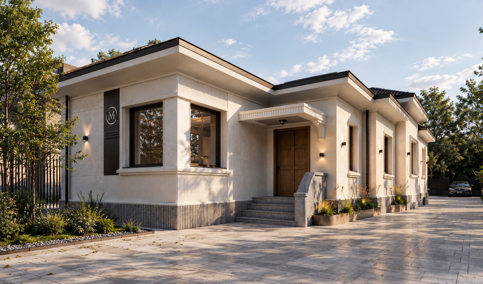Modern Cream House with Landscaped Forecourt.png