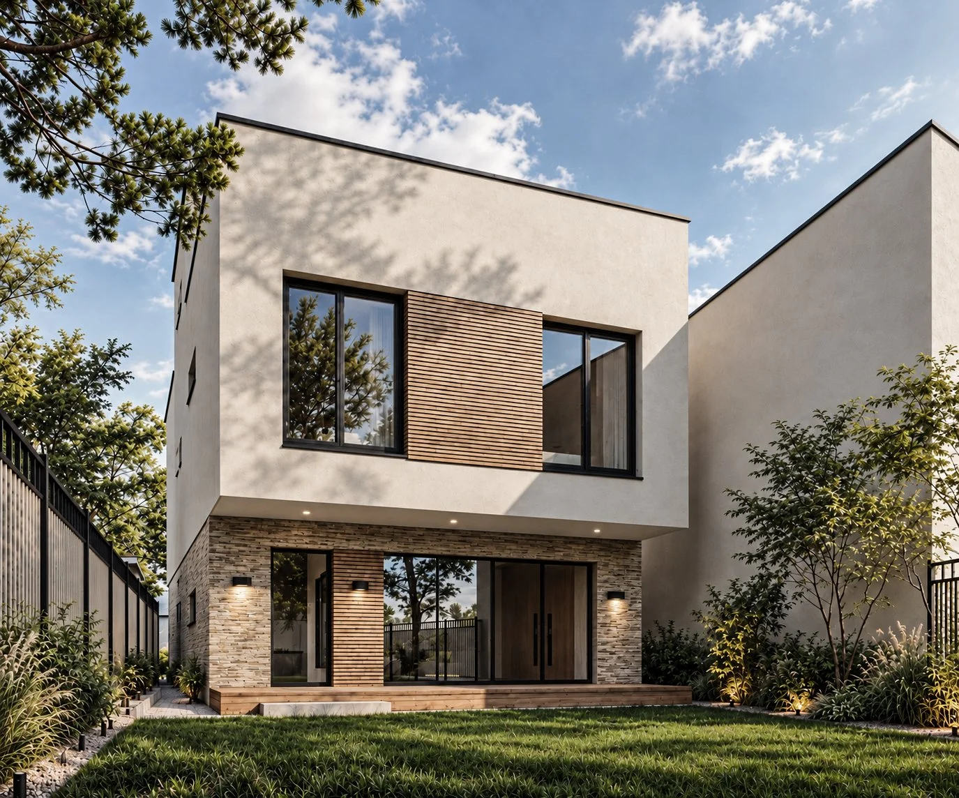 Modern House with White Soffit.jpg