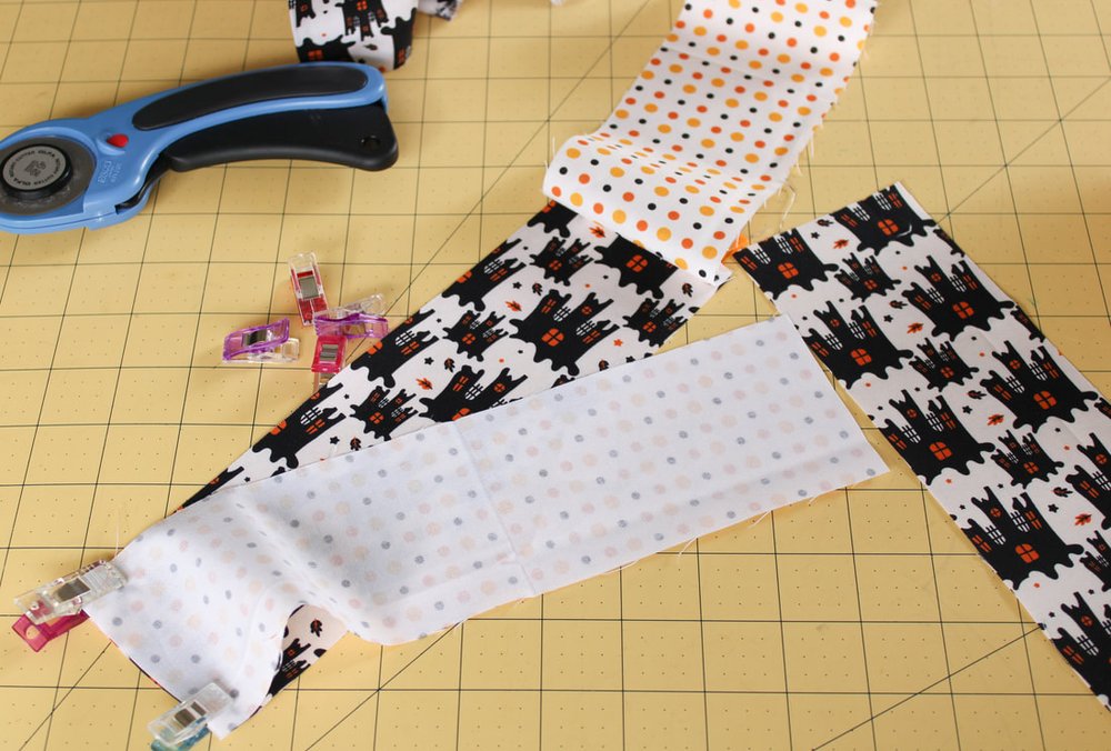 Add strips to lengthen your quilt.