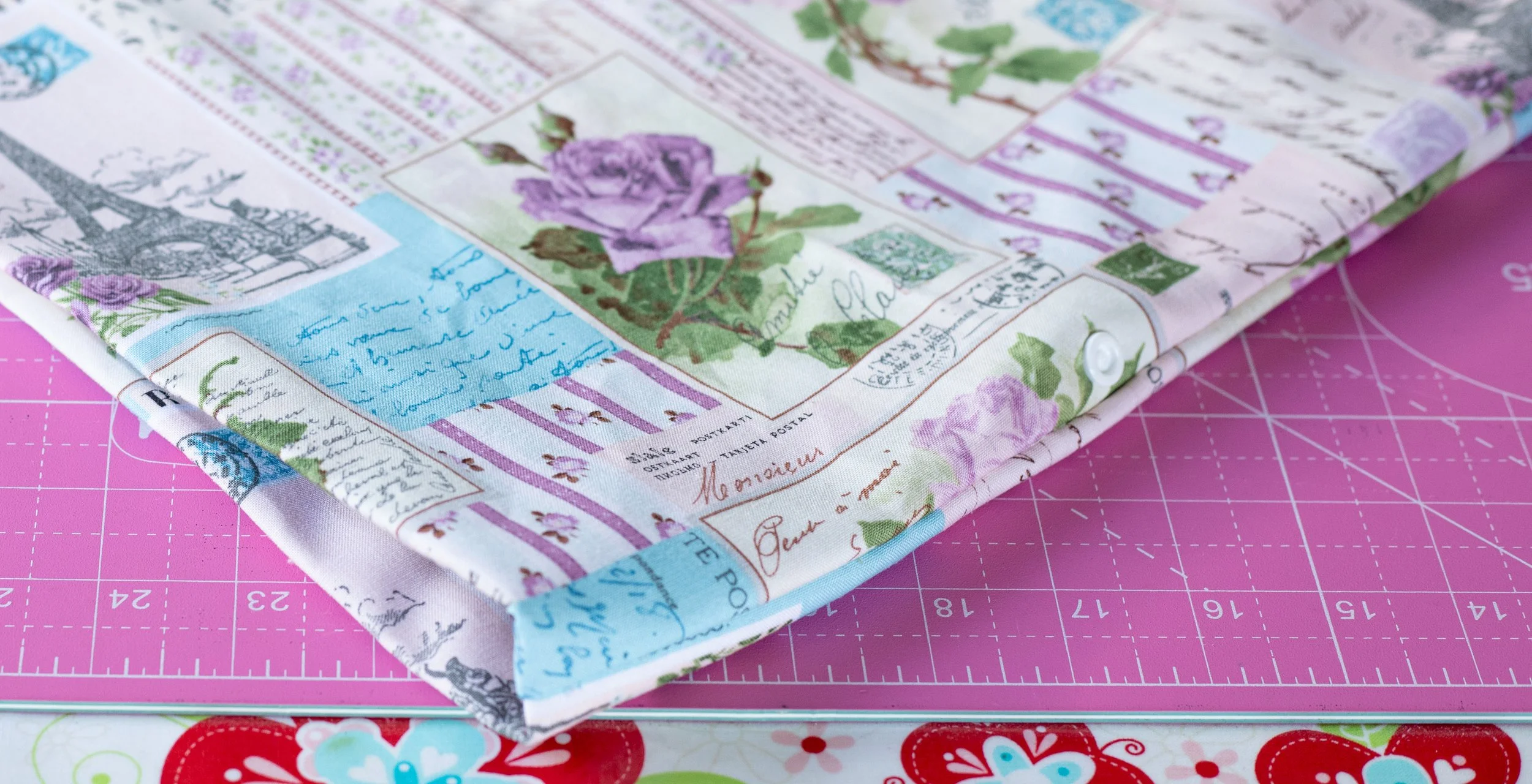 tote bag tutorial, how to sew a market bag.