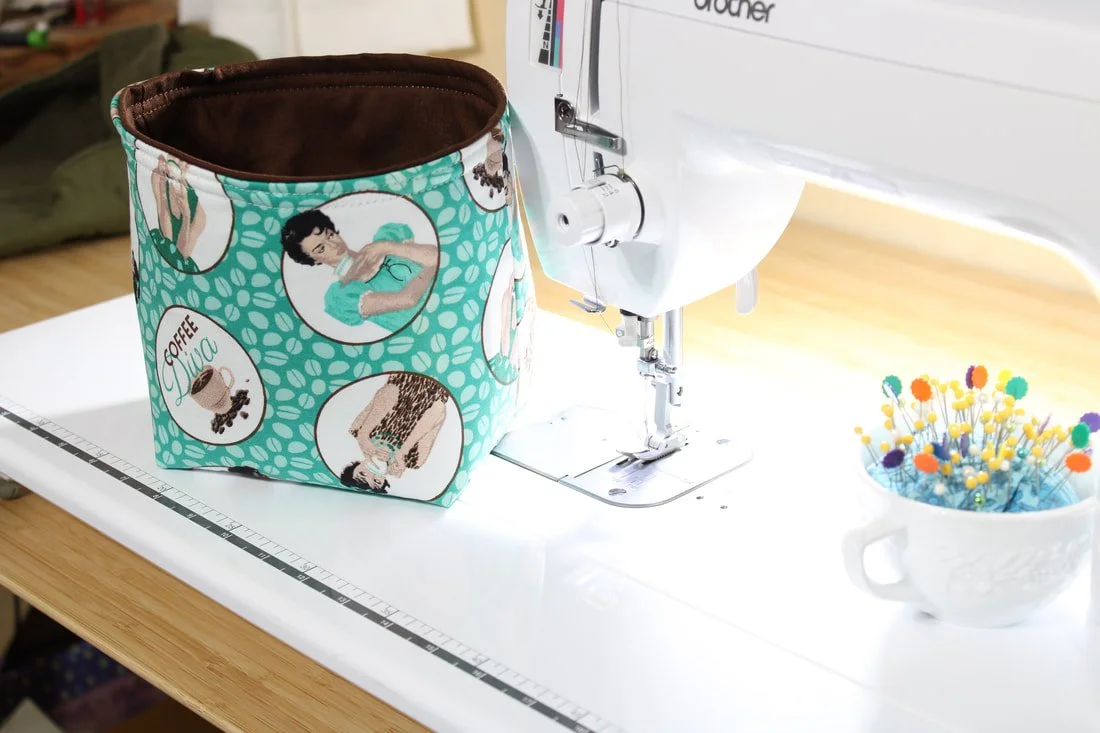 Simple to Sew: Fabric Basket — Sewing to the Moon