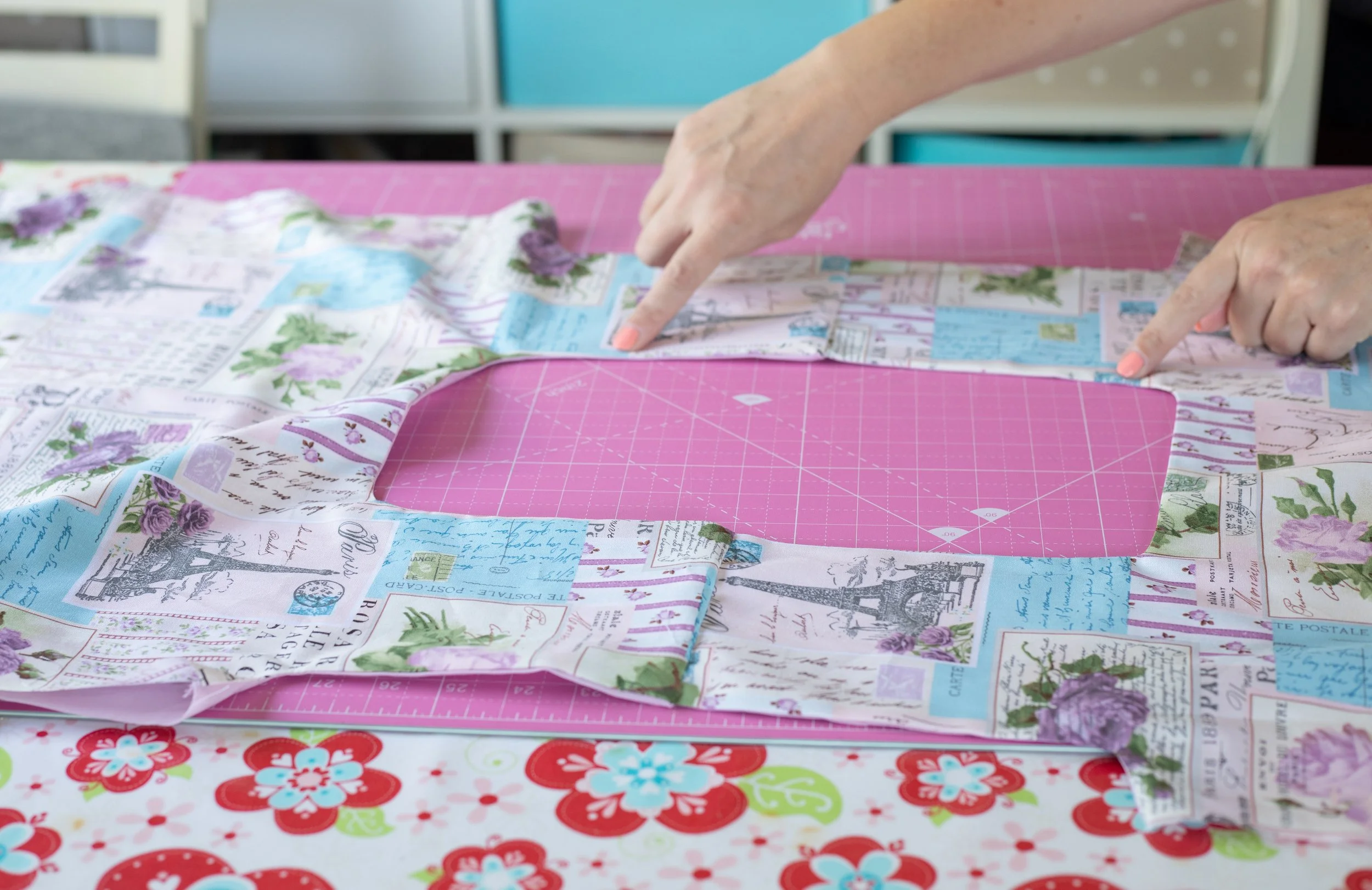 Washable reusable market bag, sewing pattern for beginners.