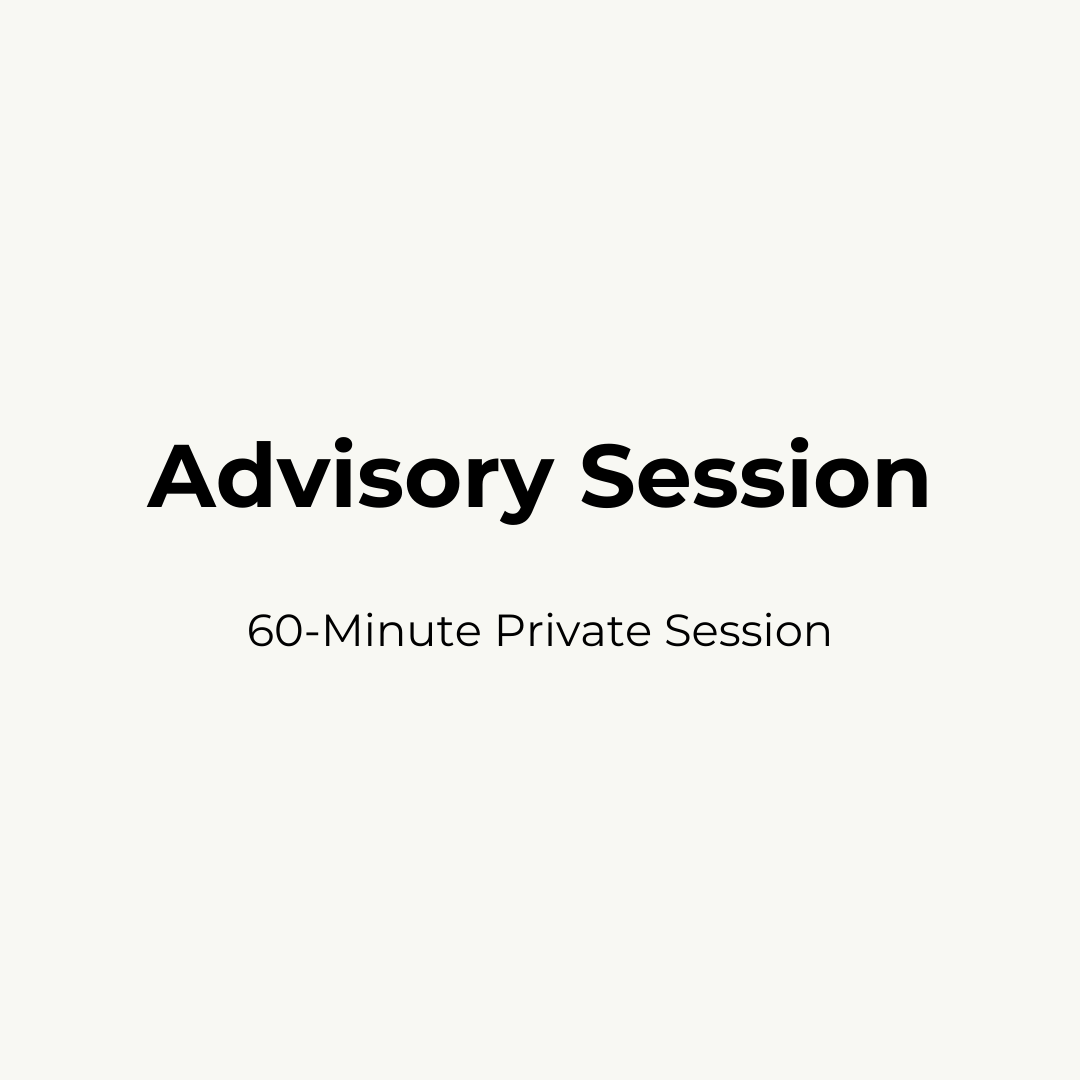 Single Advisory Session (Friends & Family)