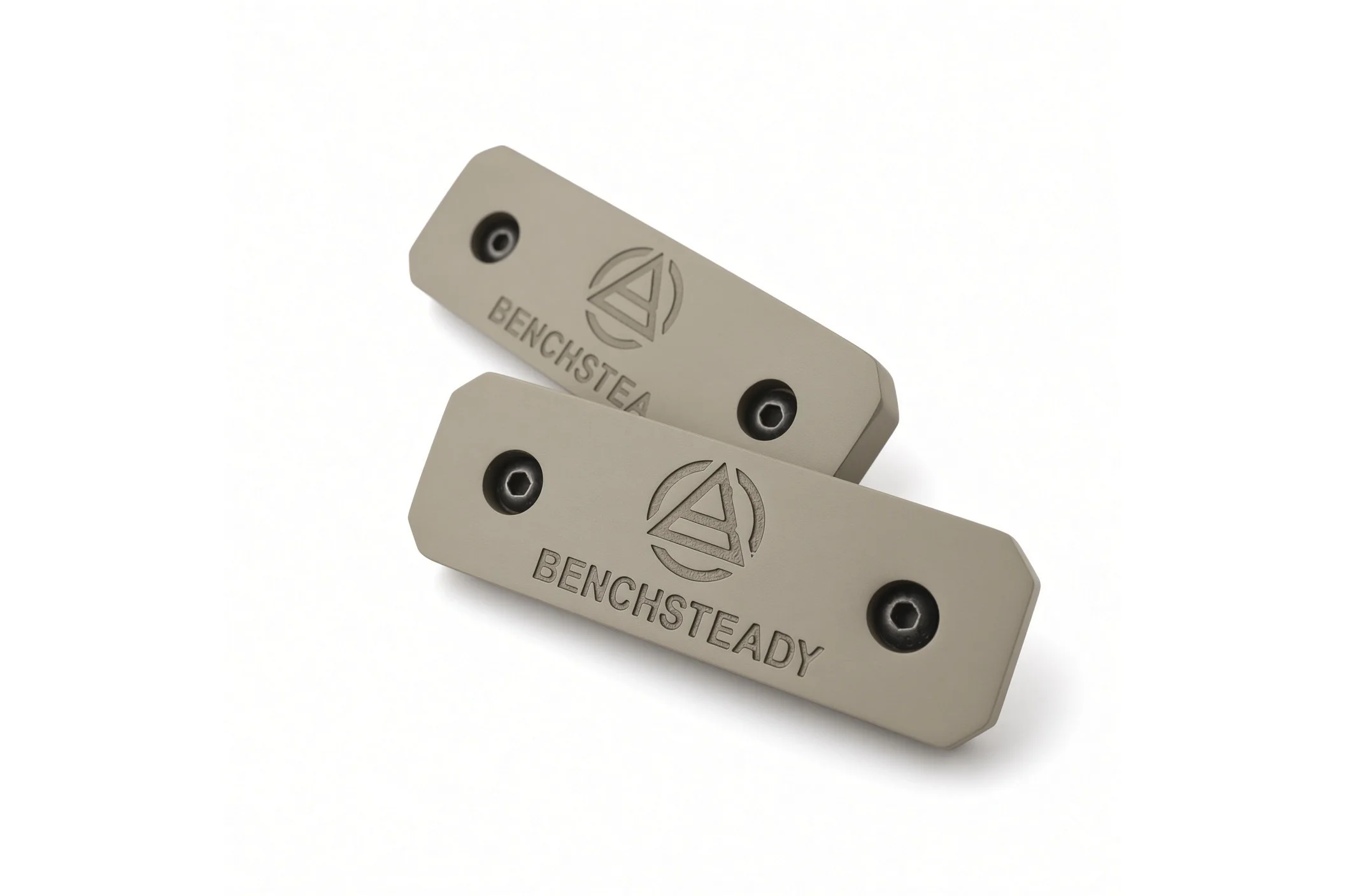 Benchsteady M-LOK weights in the new FDE Cerakote finish