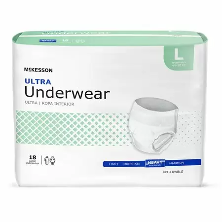McKesson Ultra Incontinence Underwear Unisex Disposable