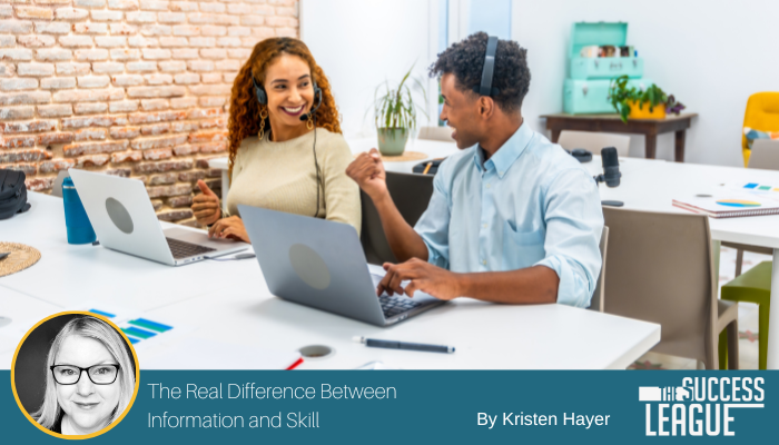 The Real Difference Between Information and Skill