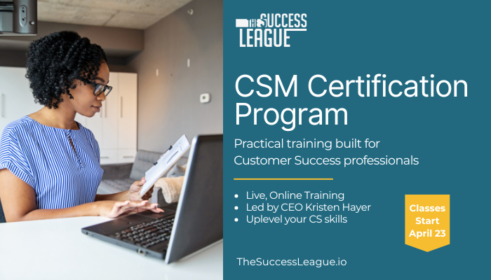New CSM Certification Cohort Starting Soon!