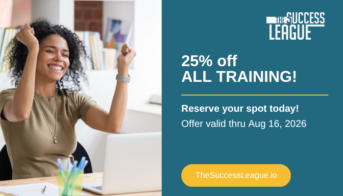 25% off ALL TRAINING - Fall Sale on Now