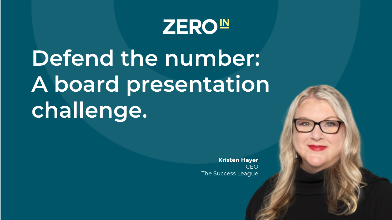 ZERO-IN is Coming Up!