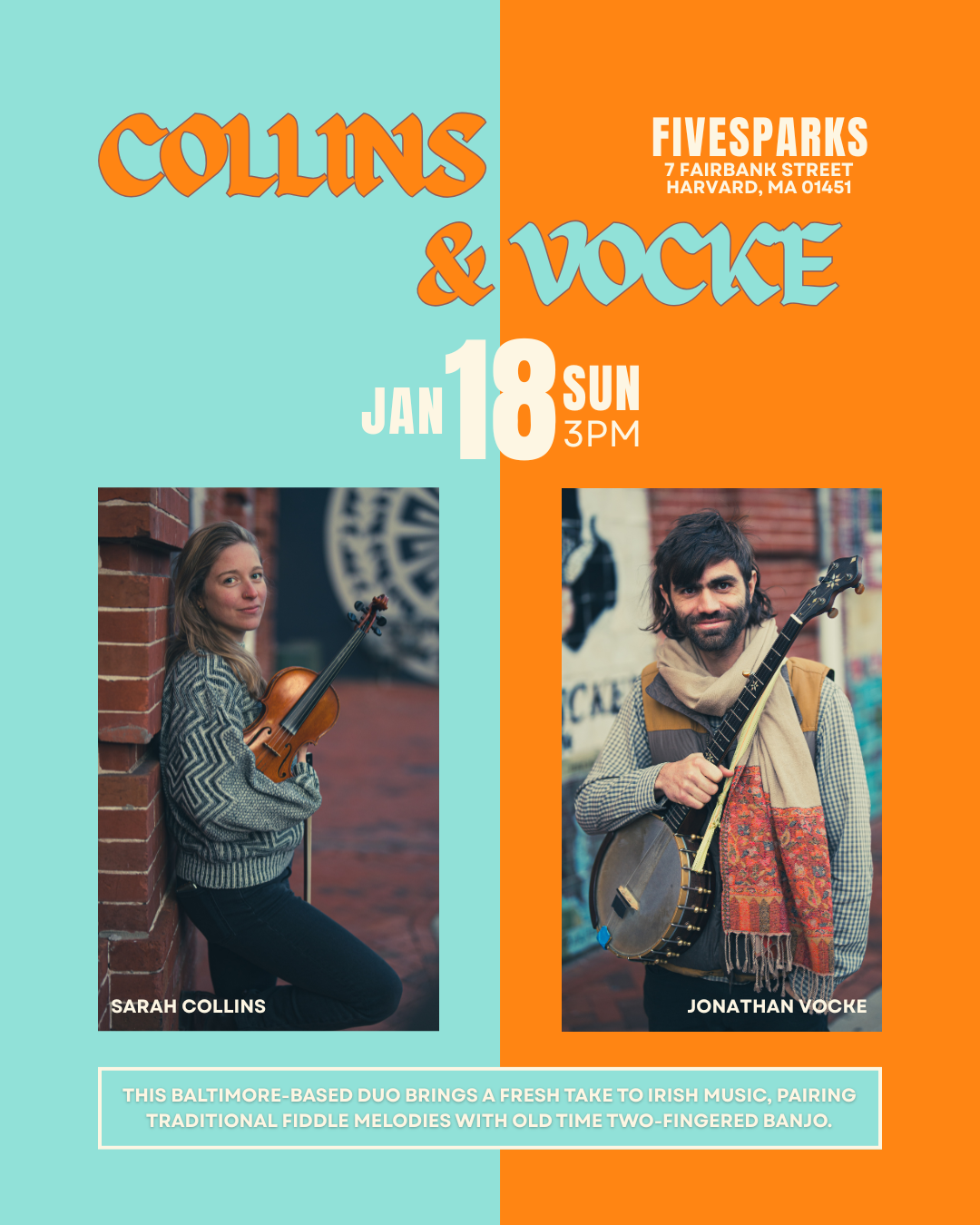 Collins & Vocke at Fivesparks (Harvard, MA)