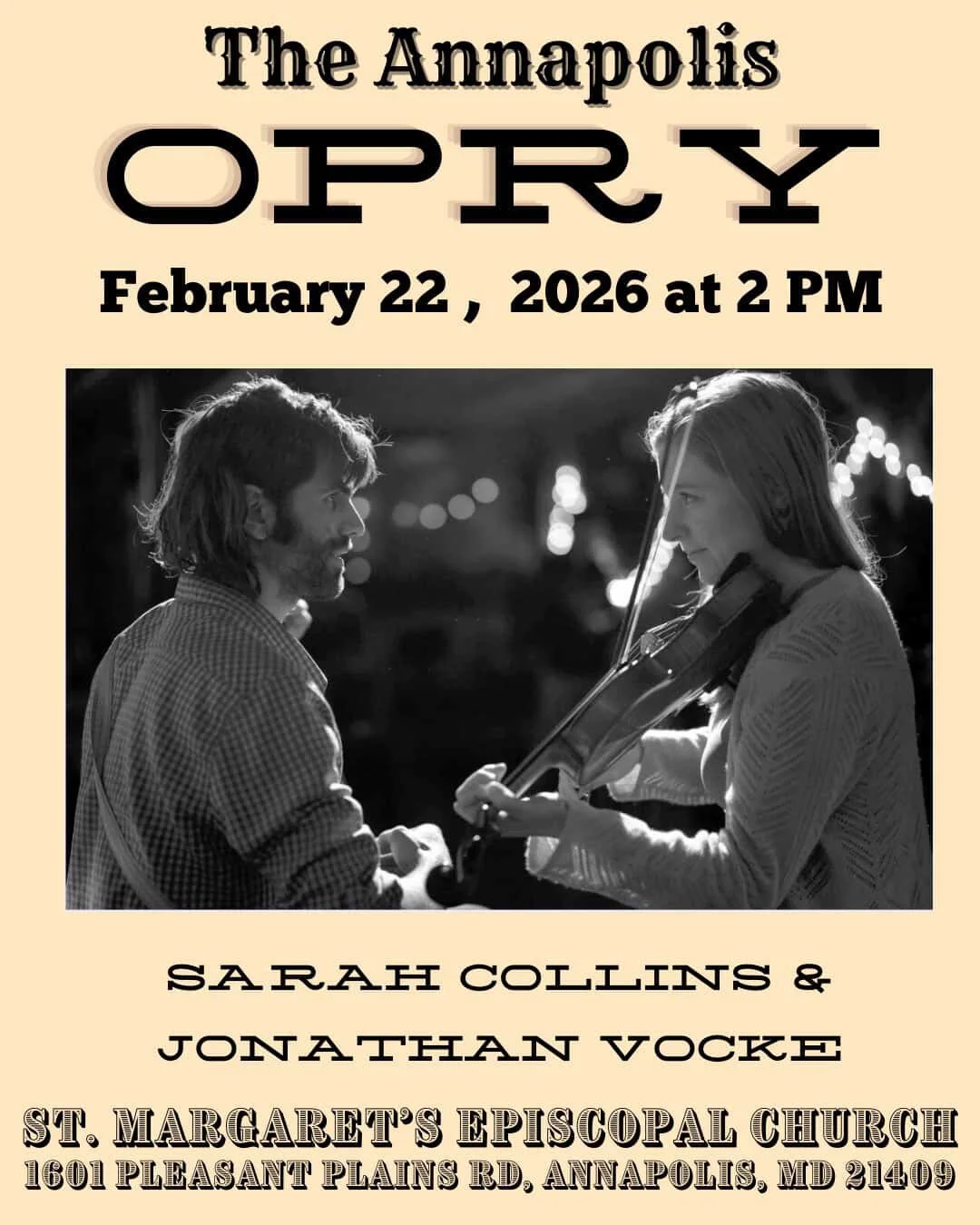 Collins & Vocke @ Annapolis Oprey