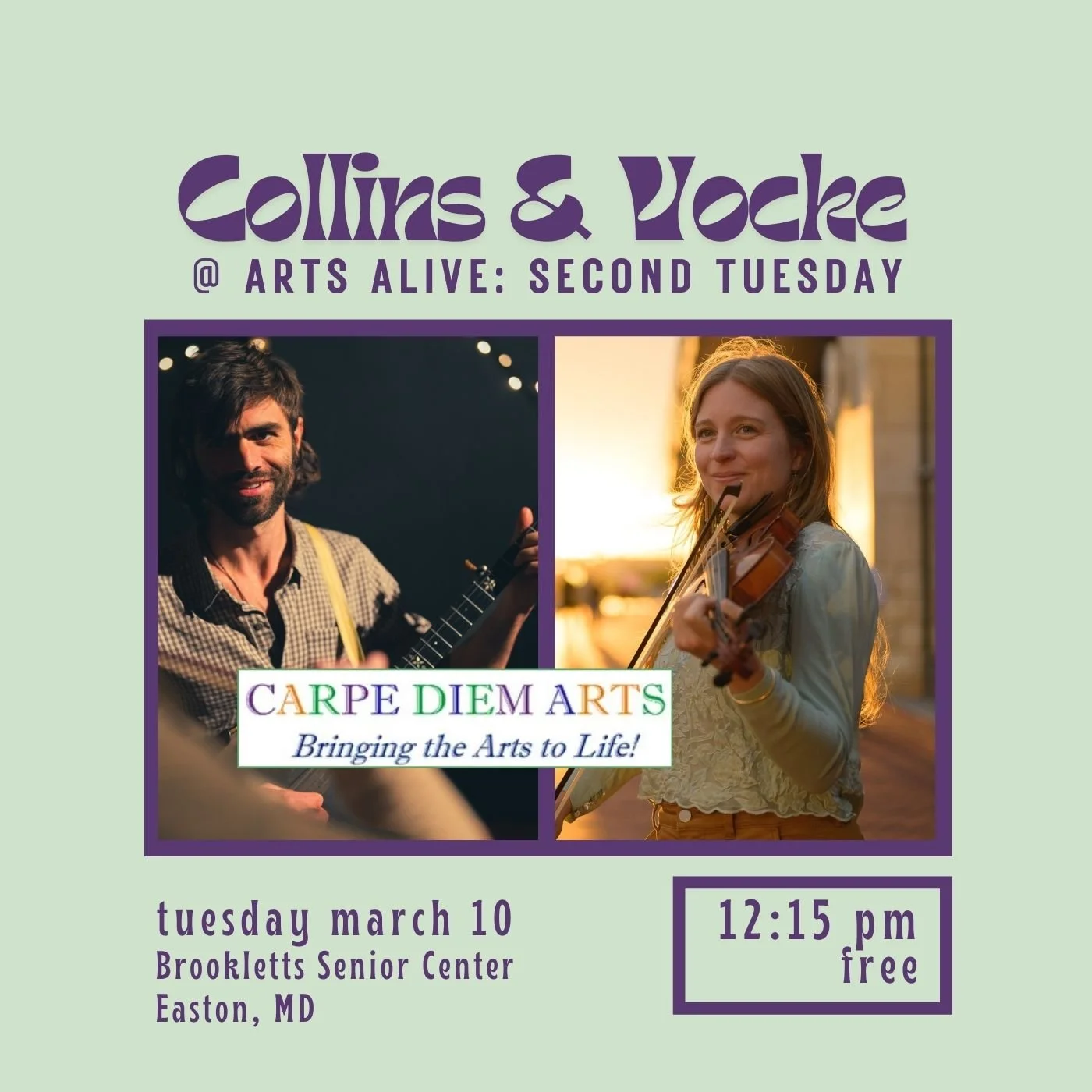 Arts Alive: Second Tuesdays