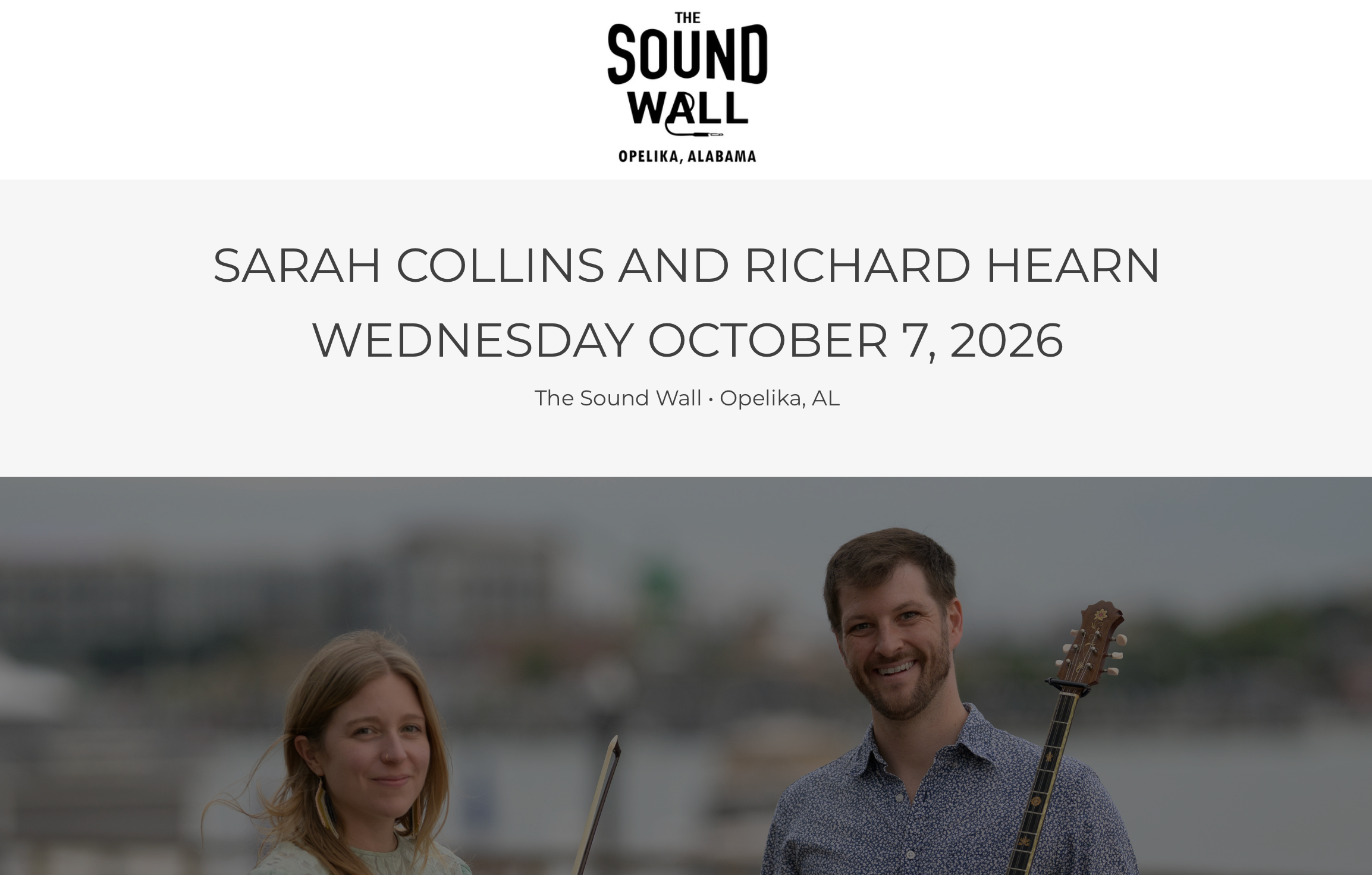 Sarah Collins & Richard Hearn @ The Sound Wall