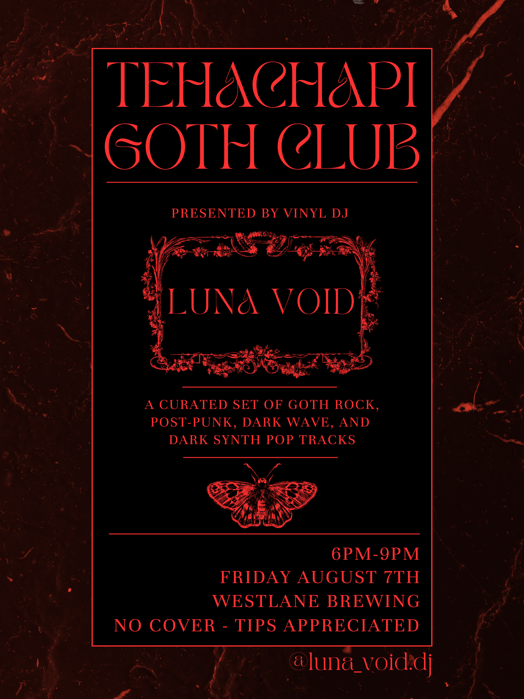 Tehachapi Goth Club | Presented by DJ Luna Void
