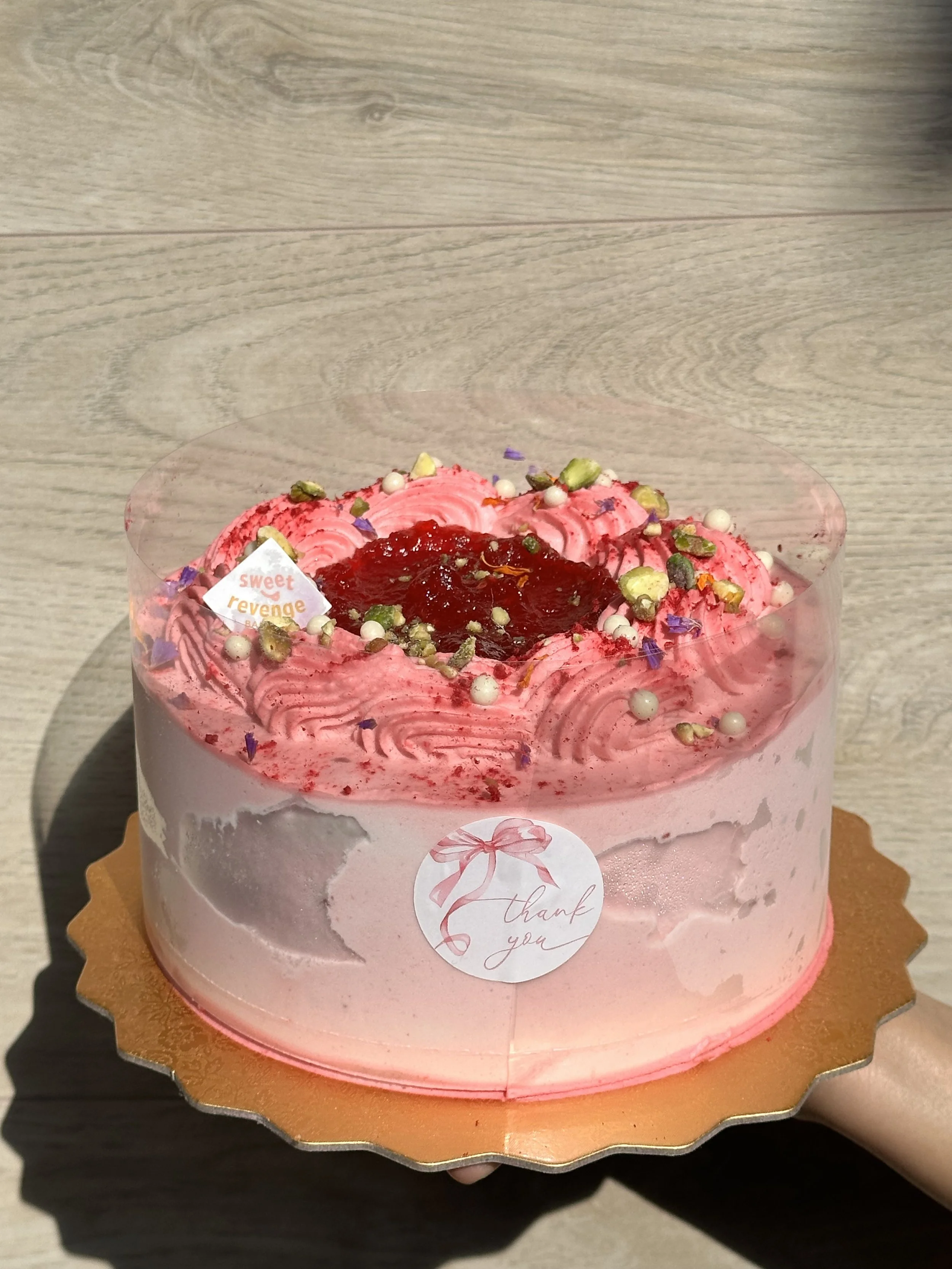 Raspberry & Pistachio Shortcake