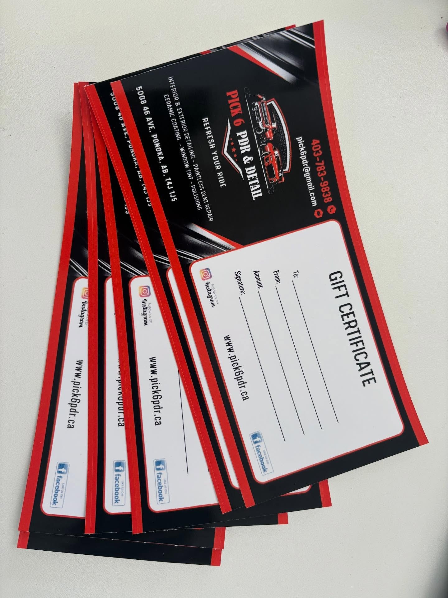 Give the gift of a clean ride.
Gift cards are now available for any service &mdash; interior details, paint correction, tinting, ceramic coatings, you name it.

Easy to grab, easy to gift, and always appreciated.
DM to pick yours up. 🎁✨
#PonokaDetai