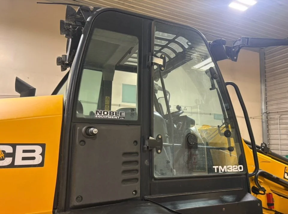 JCB TM320 getting the full tint treatment. 🟡
Heavy equipment means heavy sun exposure &mdash; operators spend long days behind that glass. Tint cuts glare, blocks UV, and keeps the cab cooler so your operator stays comfortable and focused on the job