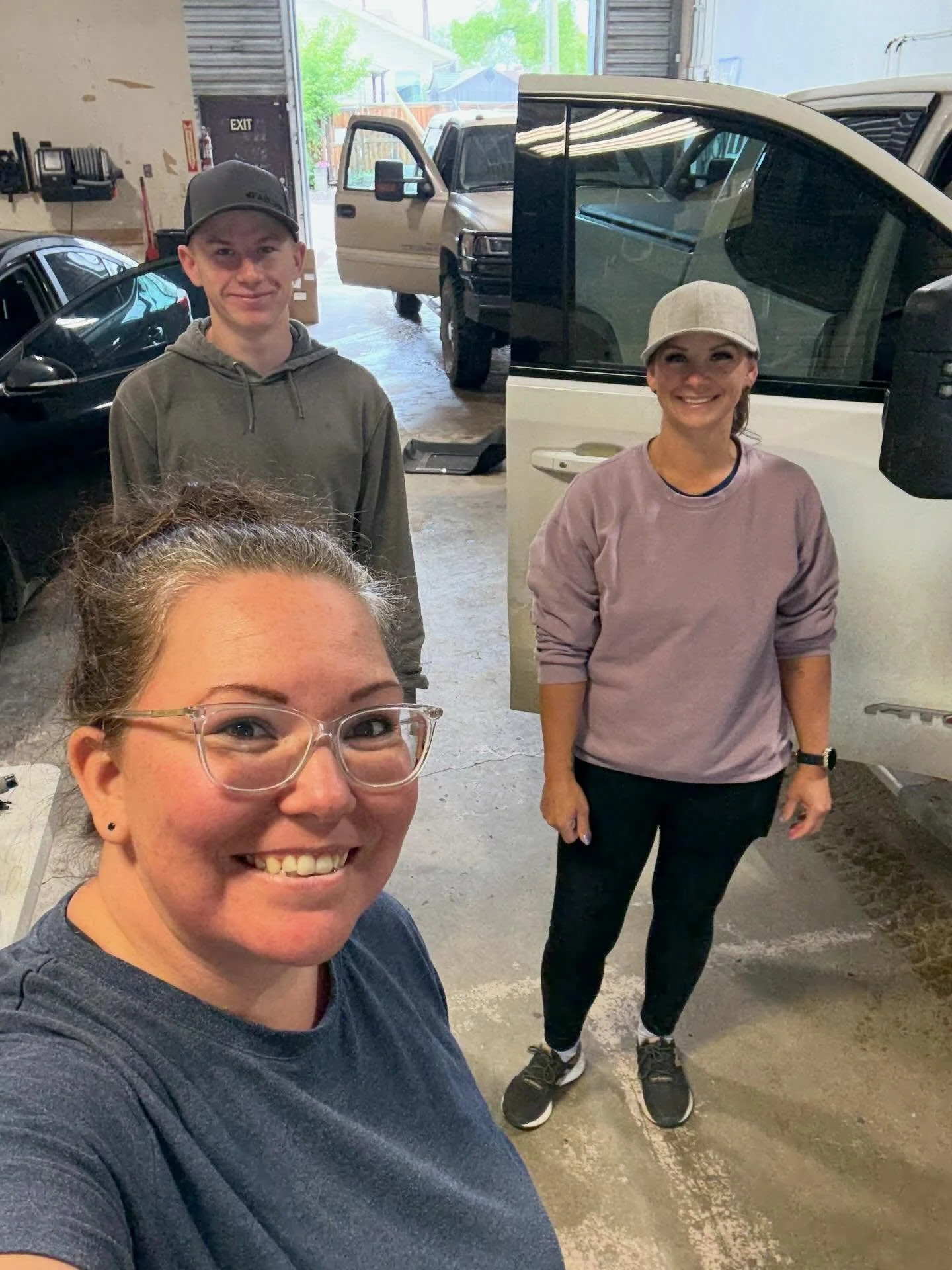When the boss is away&hellip;

These three absolutely crushed it today.

While I was off on a school field trip with my boys, they knocked out three jobs, stayed ahead of schedule, and even rolled their own vehicles in to tidy them up before heading 