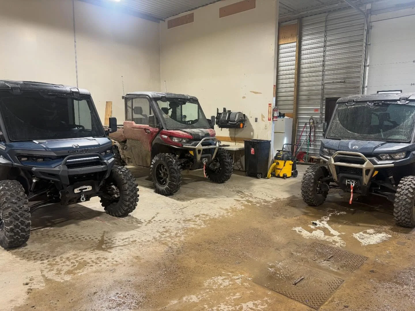 Not every side-by-side lives an easy life. 😅

These Can-Am rigs came in for some added protection before heading back to the trails. One received a fresh tint install, and all three got protected with Apeax OptiShield to help defend against rocks, s