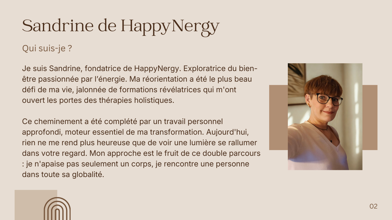 Présentation de HappyNergy et Sandrine sa fondatrice 2