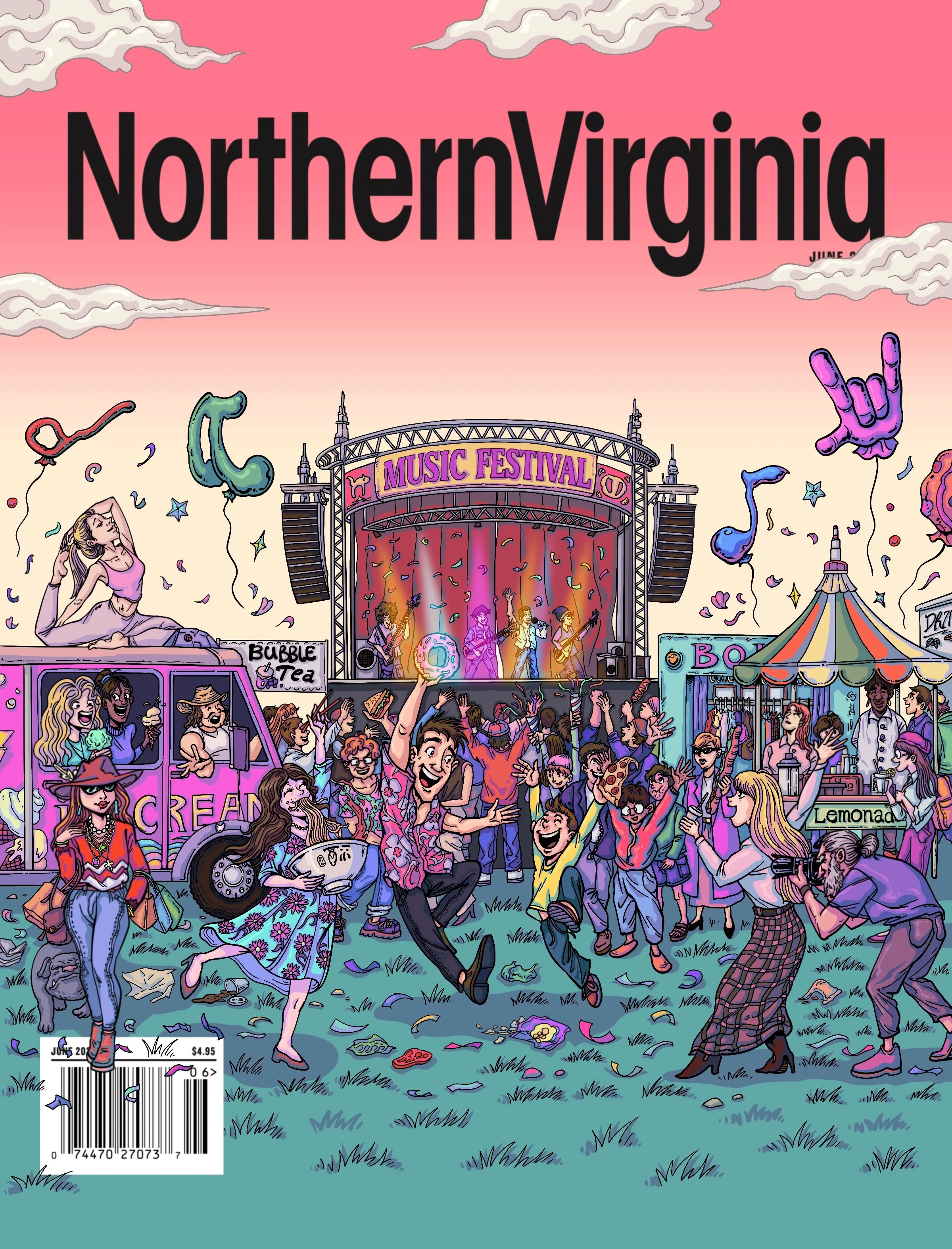 Northern Virginia Magazine "Best of NoVA" Cover Illustration