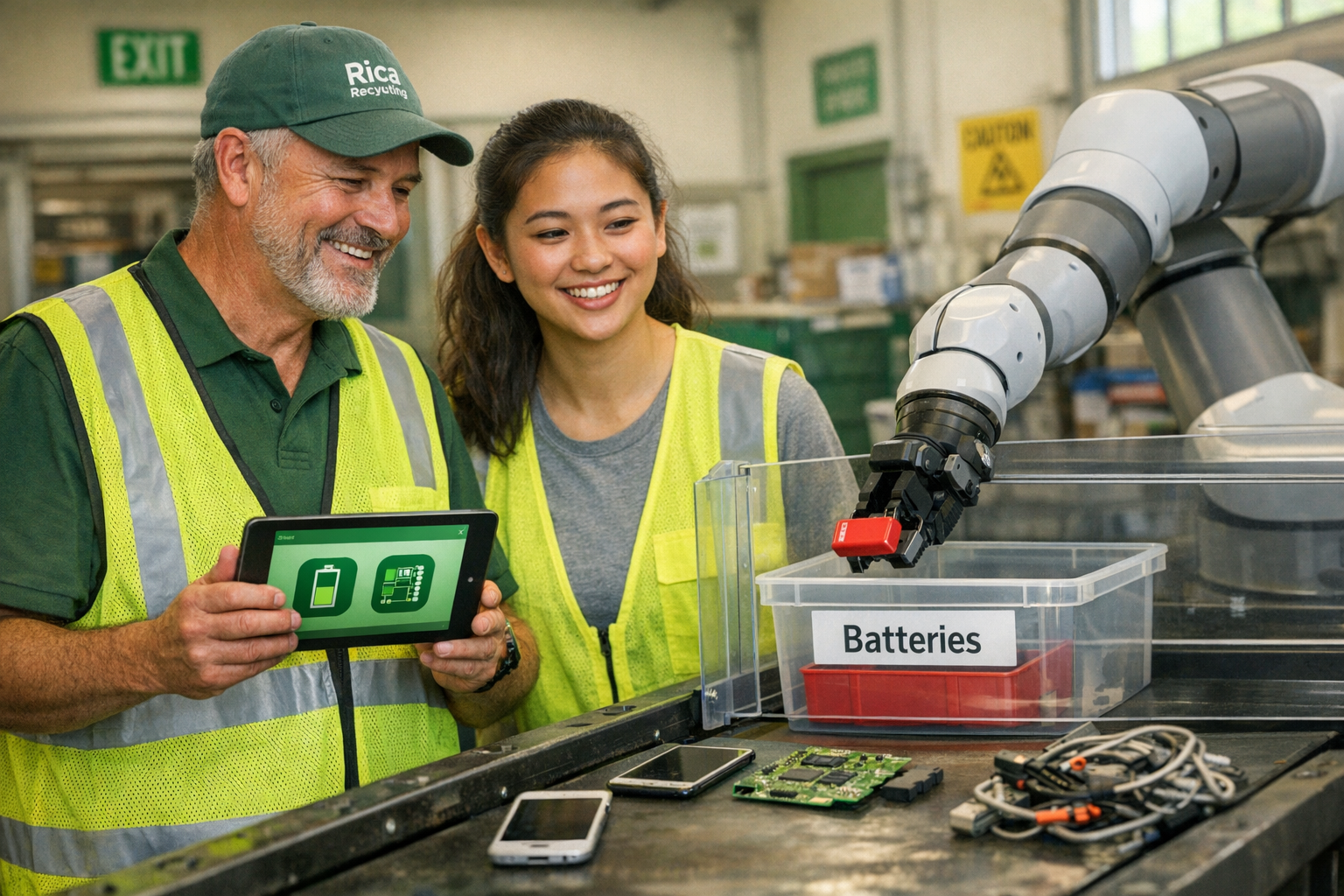AI-Powered Robotics for E-Waste Sorting