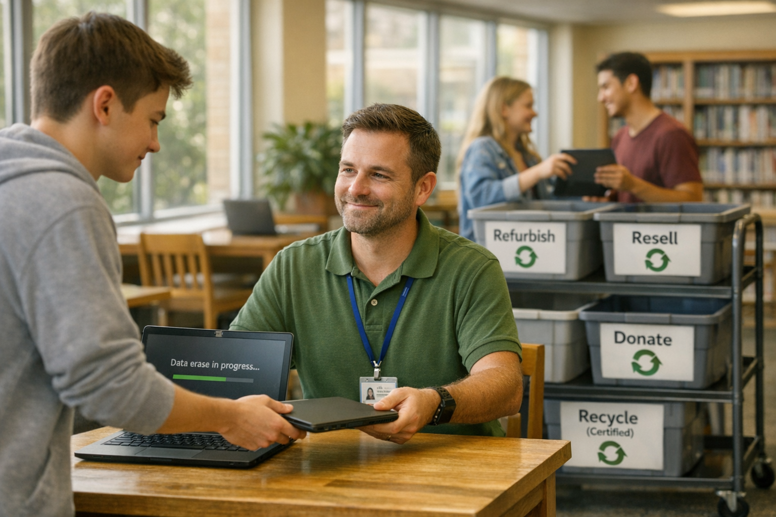 How ITAD Supports Circular Economy in Schools