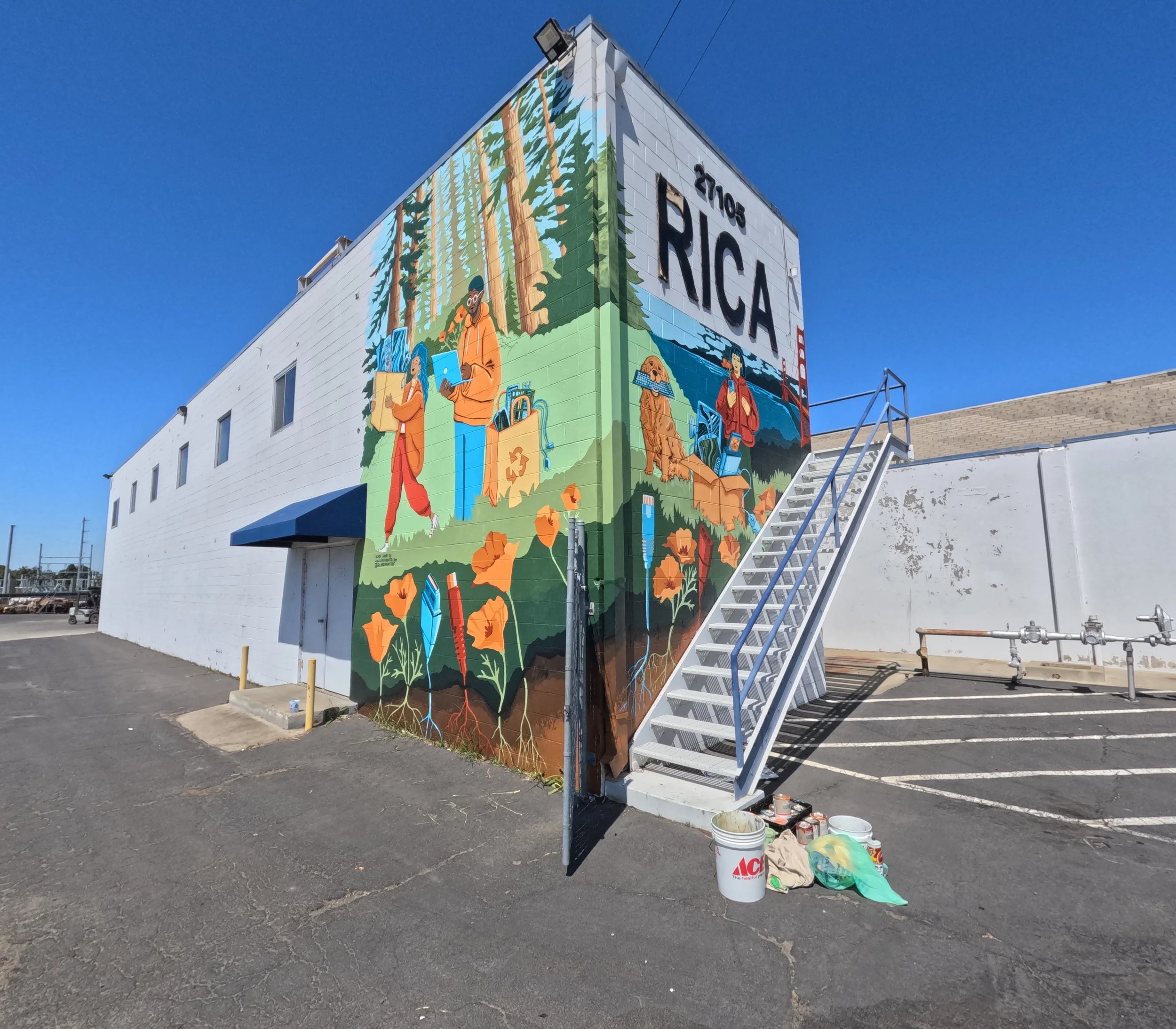 Bringing Art to Rica Recycling: Our New Hayward Mural Project
