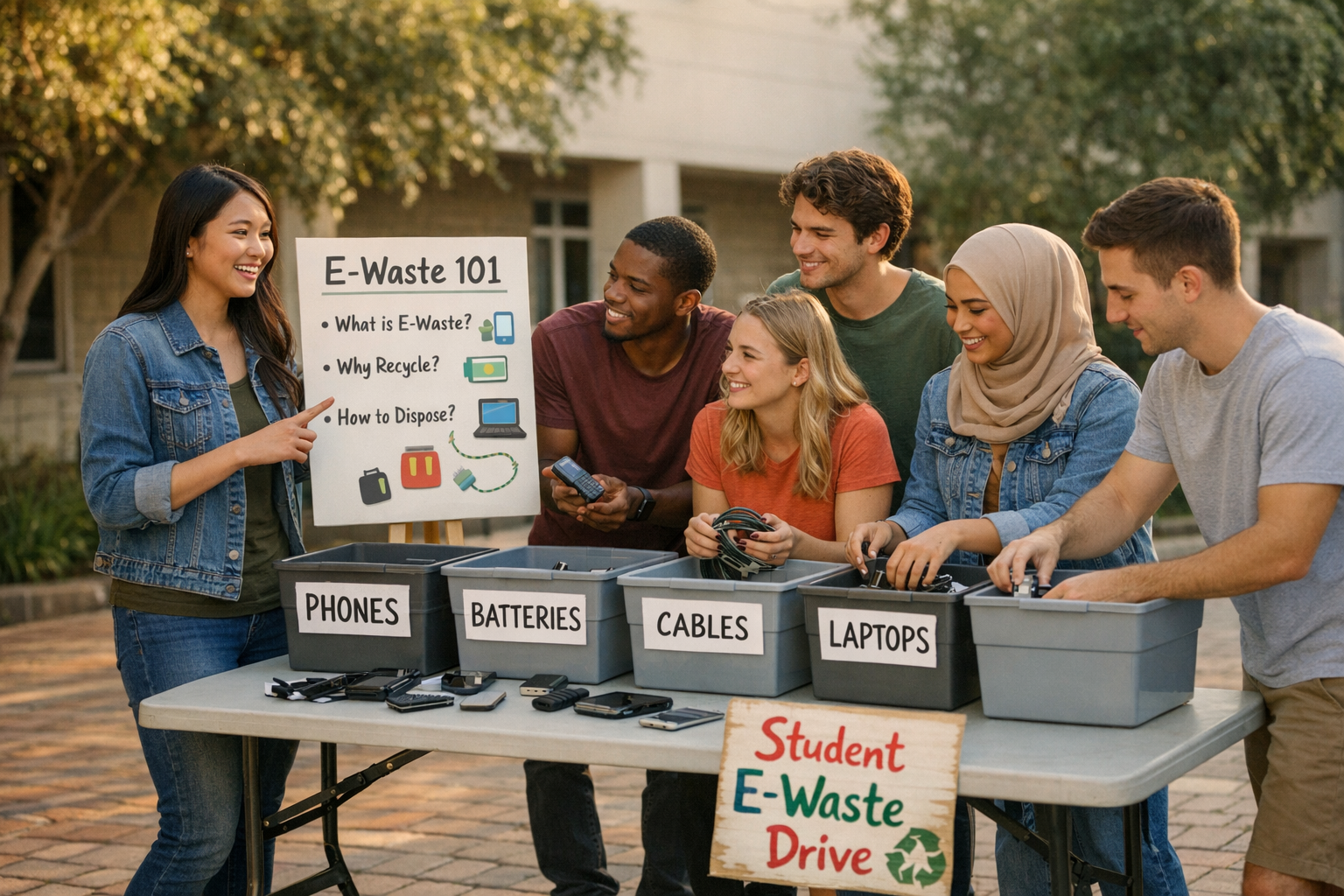 5 Ways Students Teach Peers About E-Waste