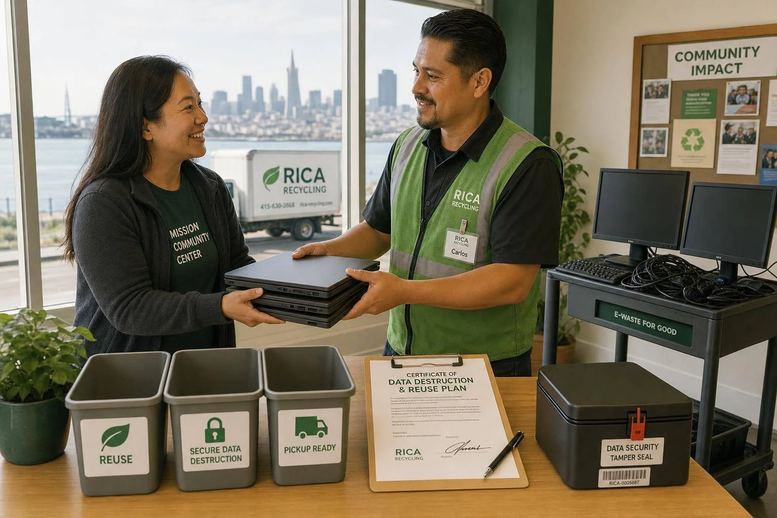 Top E-Waste Recycling Services for Nonprofits in SF Bay Area
