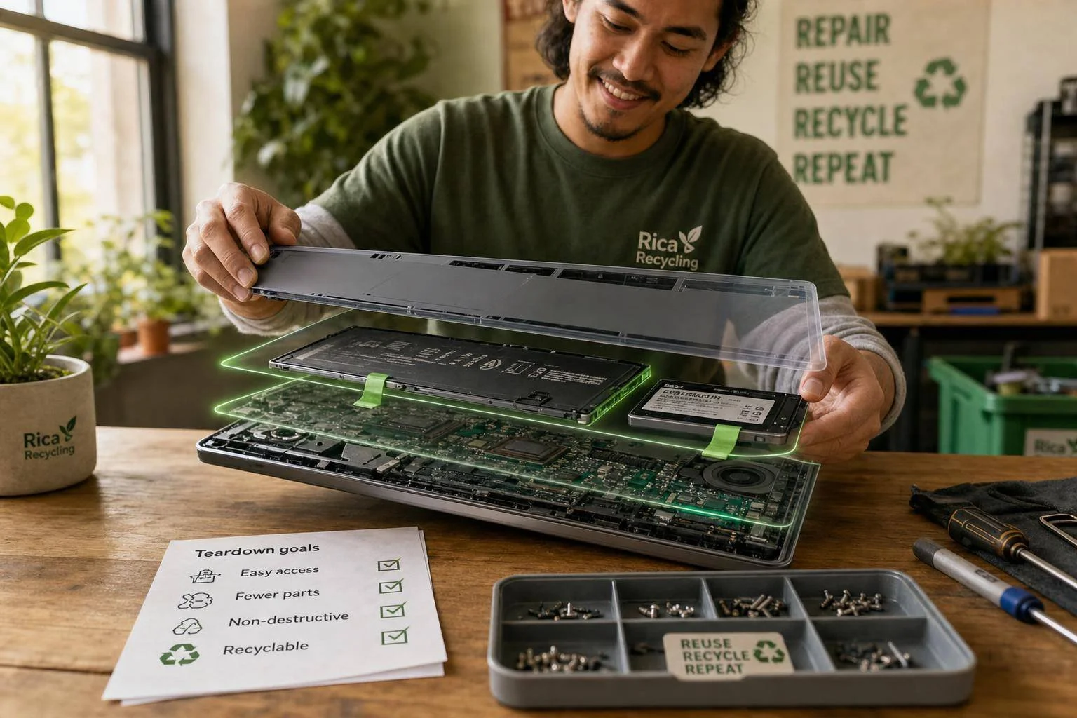 How to Design Electronics for Disassembly