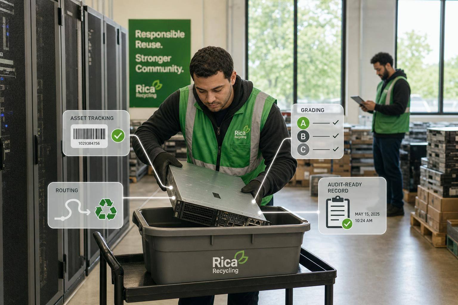 How AI Optimizes Reverse Logistics for Data Centers