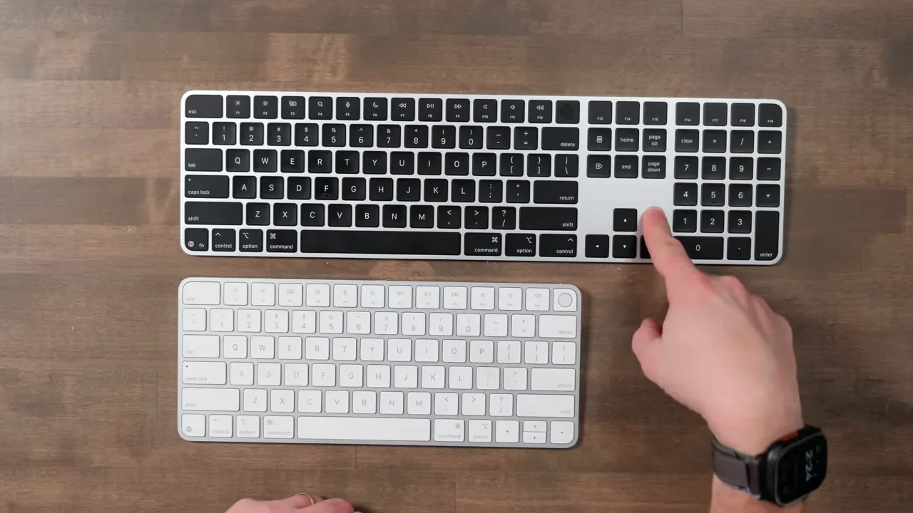 Apple Magic Keyboard with Touch ID: Compact vs Full-Size Comparison
