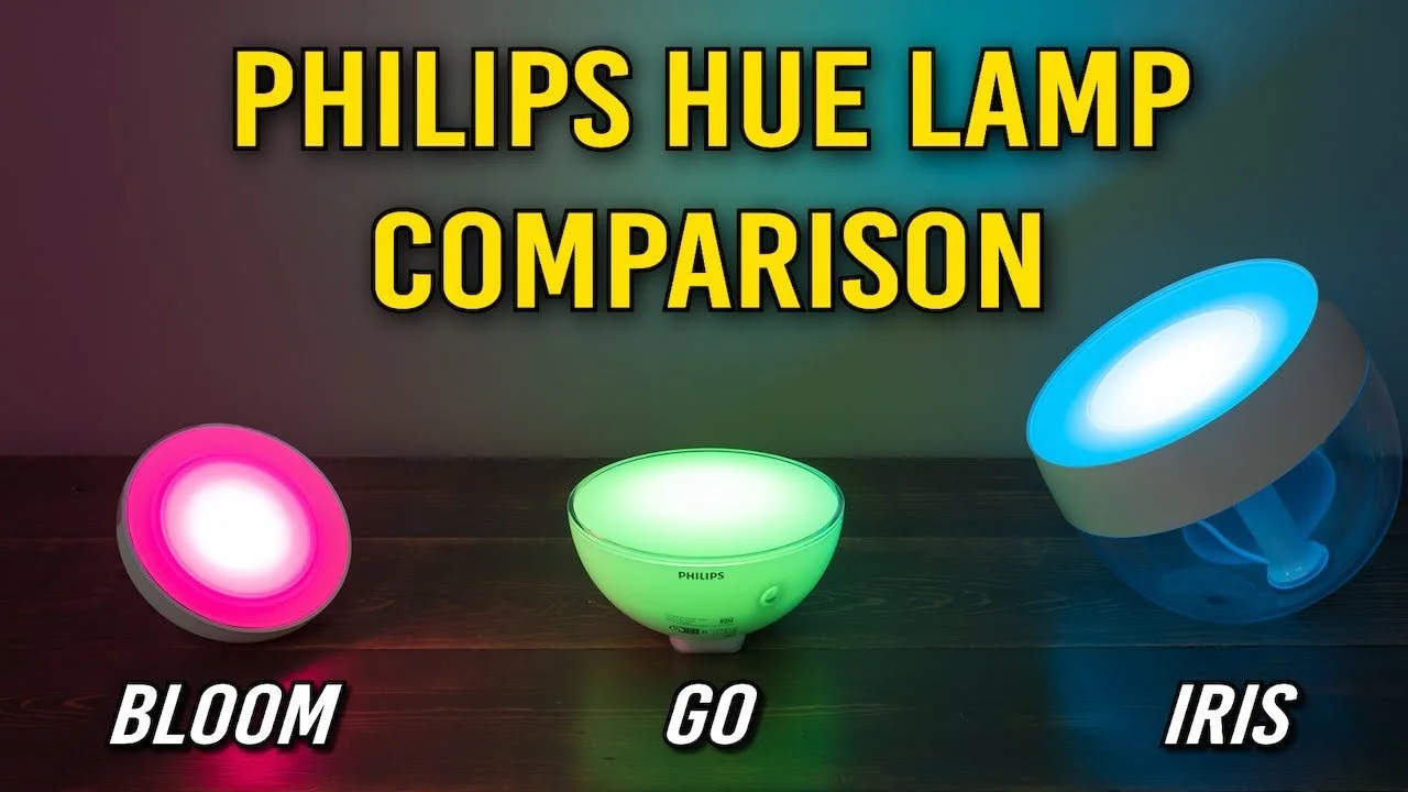 Philips Hue Bloom, Iris, And Go Smart Lamp Comparison: Which Should You Buy?